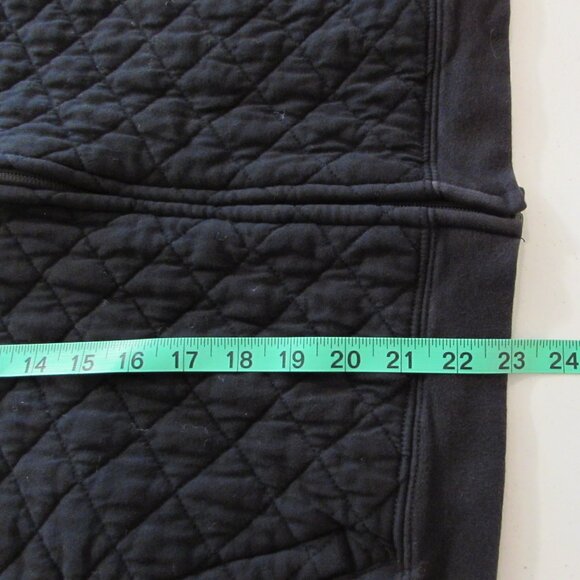 North Face Black Quilted Hoodie Jacket Size Large - Picture 12 of 15